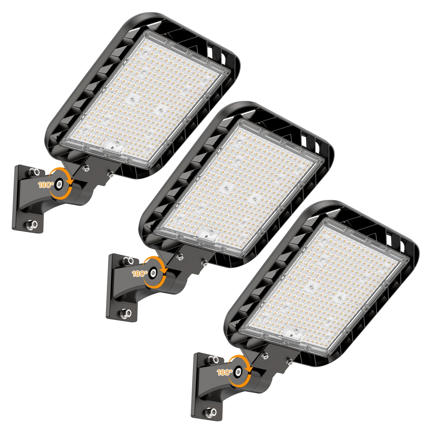 DEMIARE LED Parking Lot Lights - 150LM/W, 5000K, AC 100-277V, Dusk to Dawn