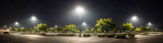 Why Your Parking Lot Is Bright Under the Poles but Dark Between Them