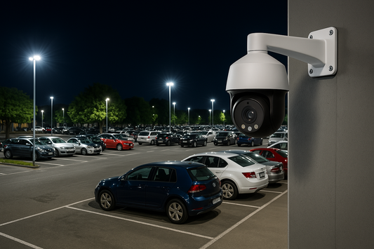 How Parking Lot Lighting Creates Security Camera Blind Spots