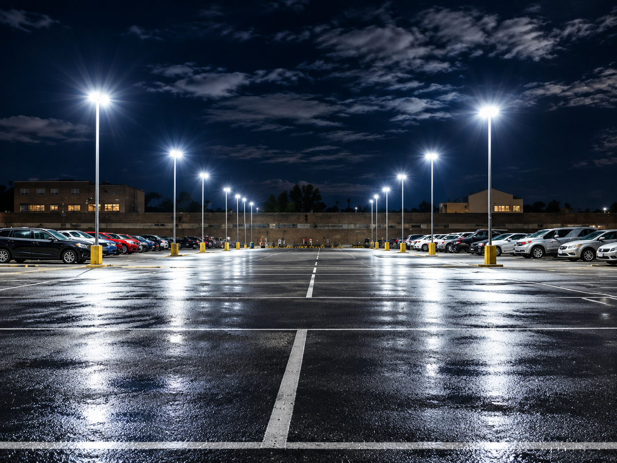 Initial vs. Maintained Lumens in Parking Lot Lighting