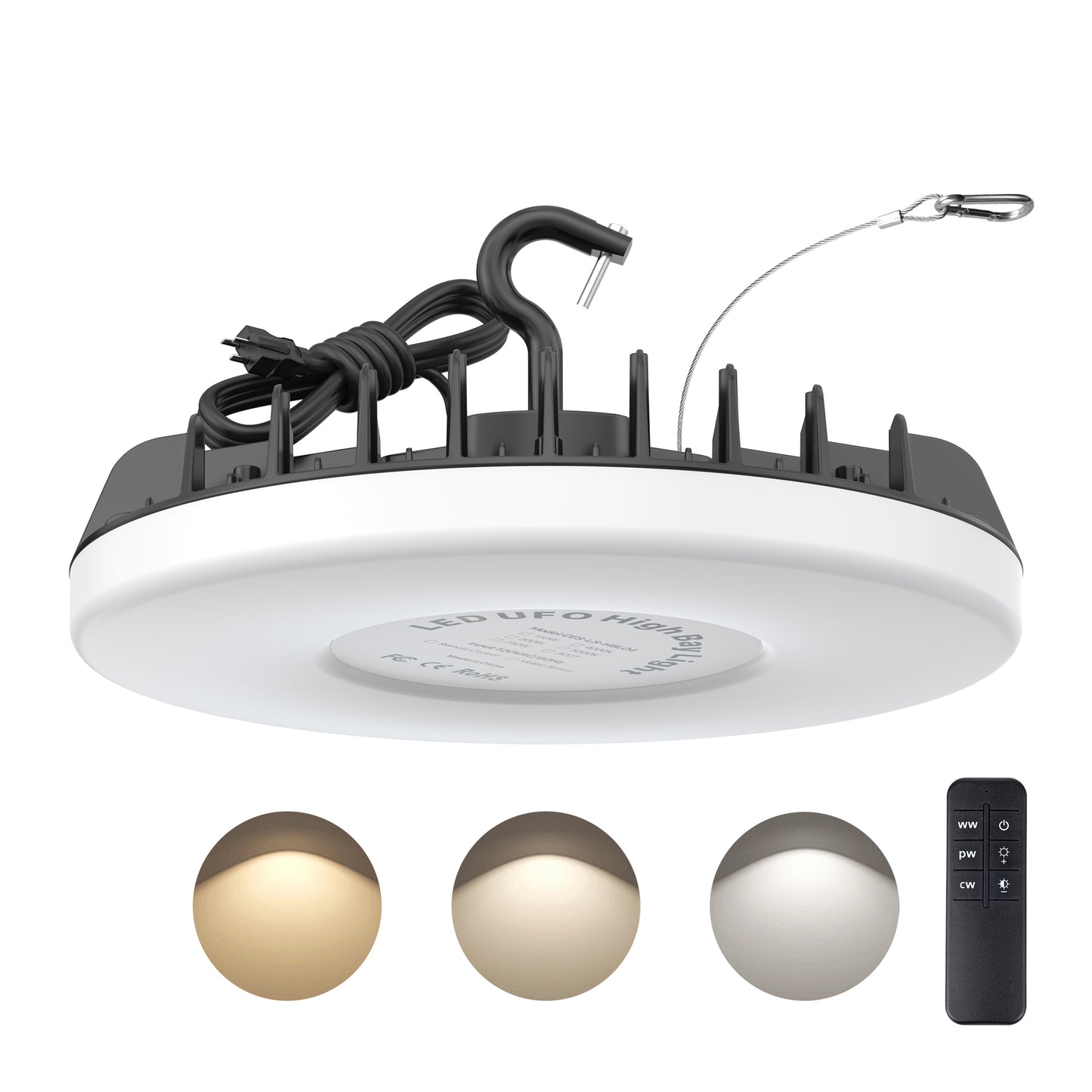 LED High Bay Light - 18000/24000Lm 150/200W AC 120V
