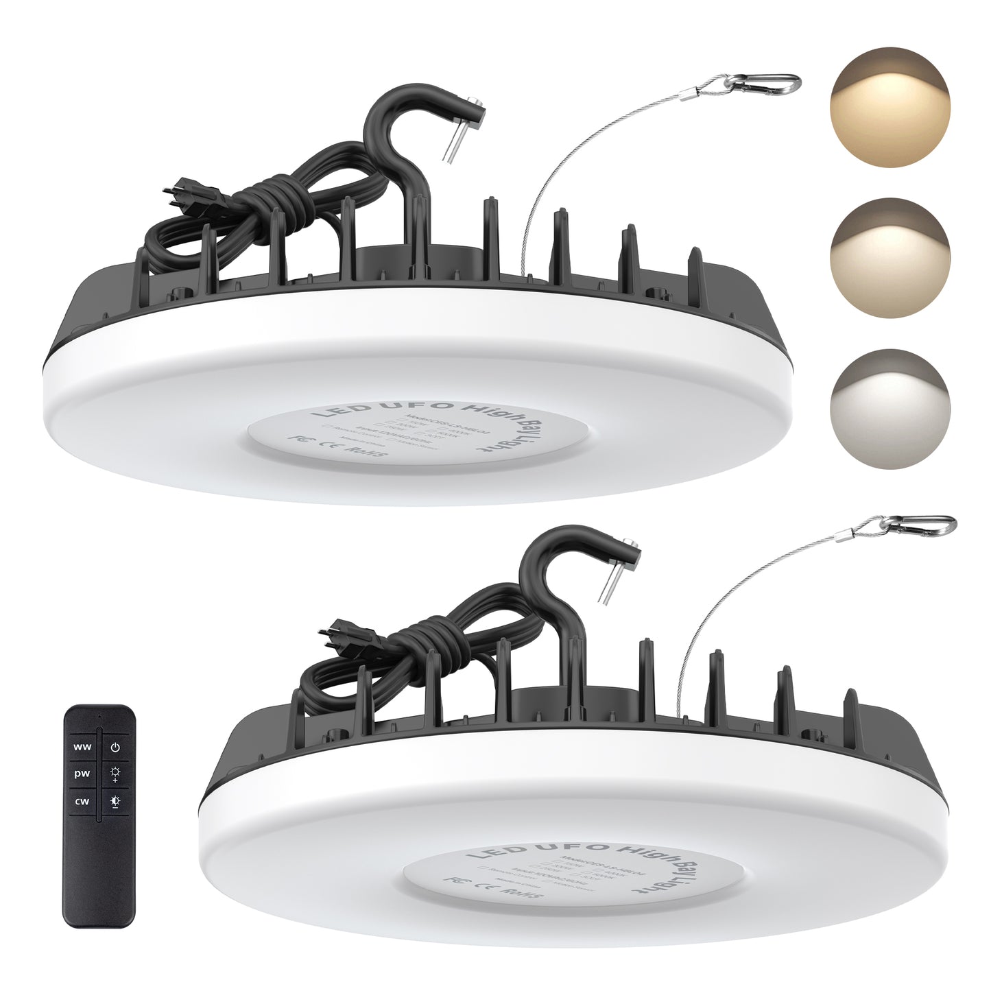 LED High Bay Light - 18000/24000Lm 150/200W AC 120V