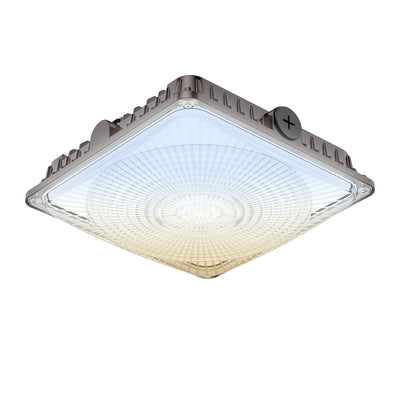 DEMILARE LED Canopy Light - CNL03, 11000lumens, Selectable CCT & Wattage, AC 120V