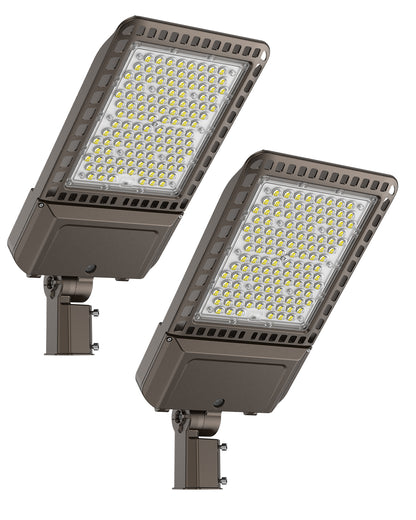 DEMILARE Parking Lot Light - PKL05, 60000lumens, 5000K, Dusk to Dawn, Slip Fitter Mount, AC 100-277V