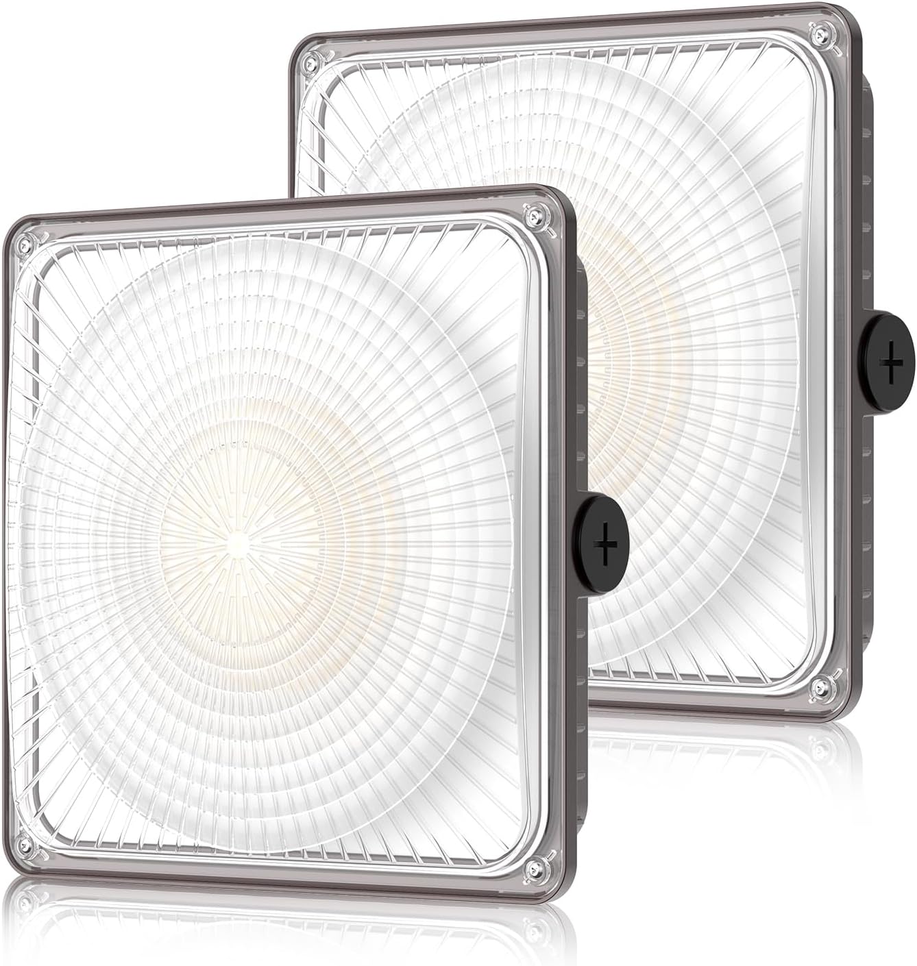 DEMIARE LED Canopy Lights 100W 2pack