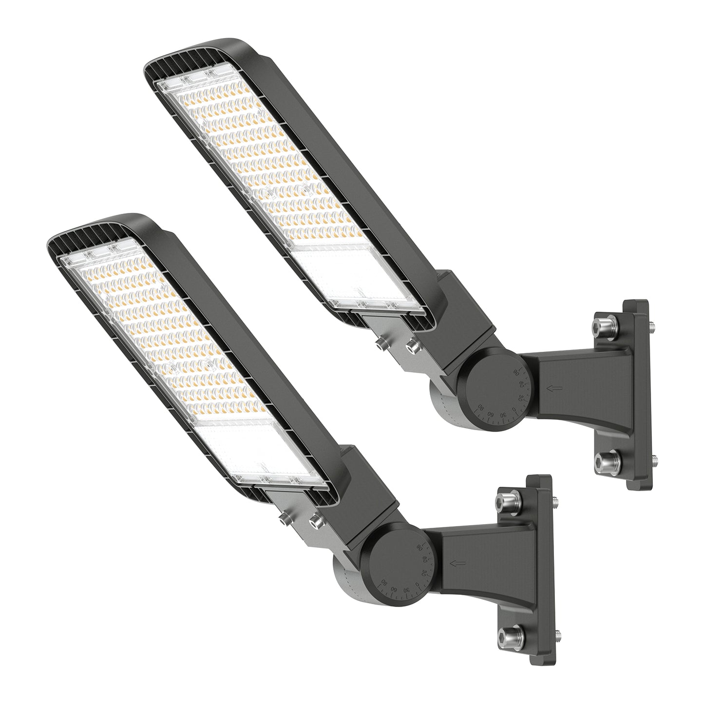 DEMIARE LED Parking Lot Lights - 150/200/400W,18000~48000Lm,Dusk to Dawn, Slip Fitter Mount