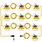 Demilare LED Work Lights,5000/10000Lm,50/100ft,5000K,AC 120V