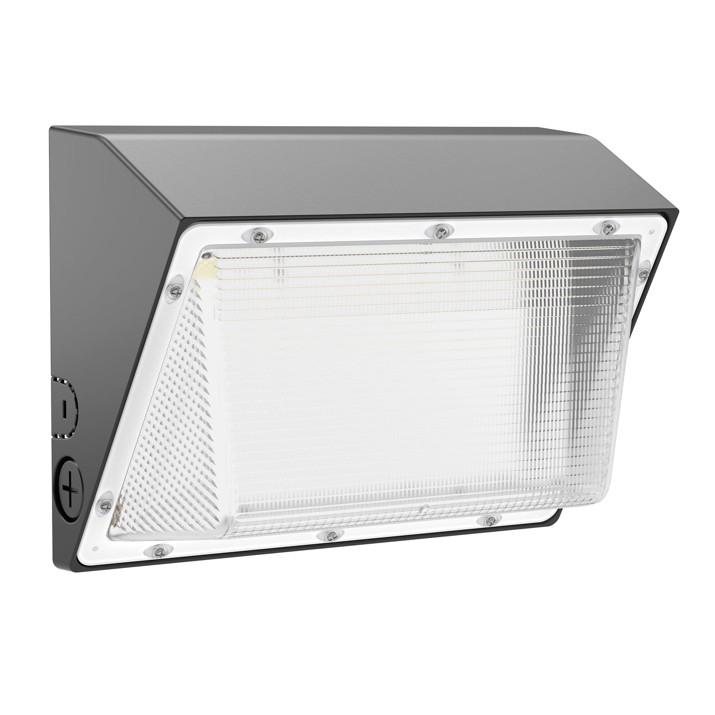 LED Wall Pack Light - 120w/150w，18000/22500lm，5000K, AC 100-277V, Glass Lens Dusk to Dawn