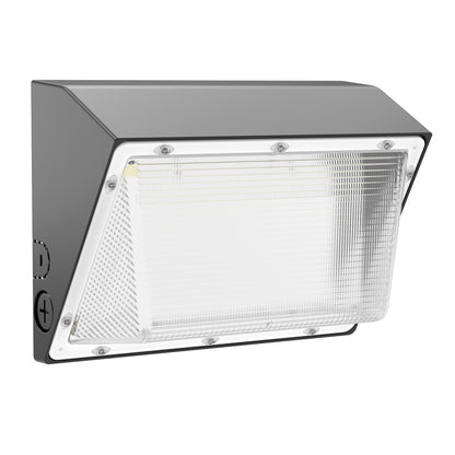 LED Wall Pack Light - 120w/150w，18000/22500lm，5000K, AC 100-277V, Glass Lens Dusk to Dawn