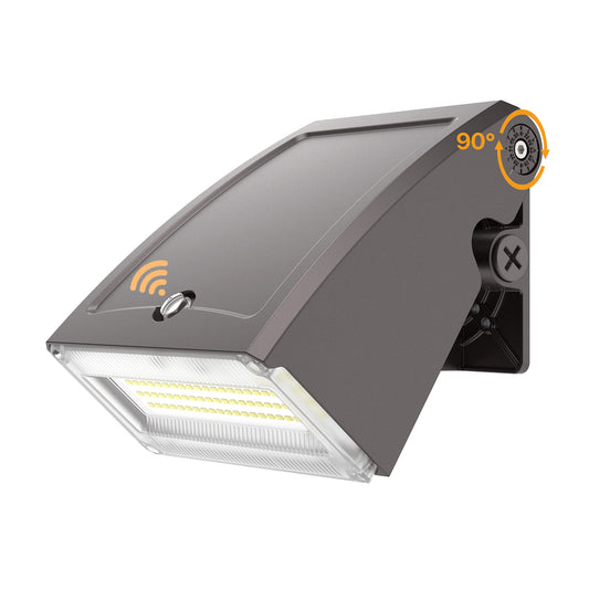 Demilare Adjustable LED Wall Pack Light, 6000LM,5000K,100LM/W