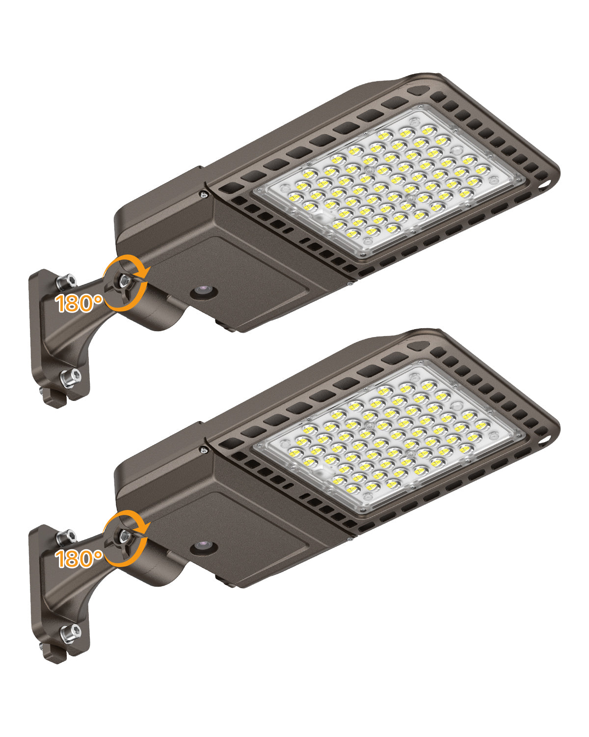 DEMIARE LED Parking Lot Lights - 150LM/W, 5000K, AC 100-277V, Dusk to Dawn