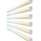 6 PackLED strip light arranged in a vertical stack, selectable wattage and CCT, set against a plain white background.