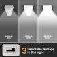 Demilare 4FT LED Wraparound Light,40/50/60W,6600lumens, 5000K,Selectable Wattage,AC 120V