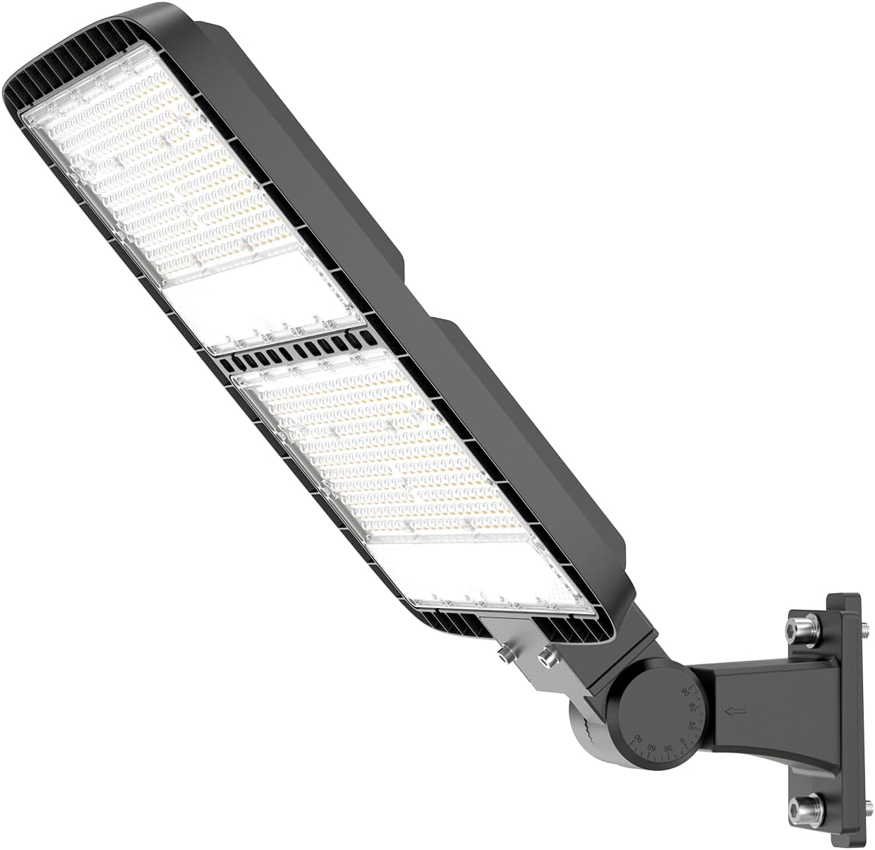 LED Parking Lot Light providing uniform illumination for parking lots and roads