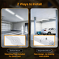 DEMIARE 4FT/8FT LED Linear Strip Light,5200/10400 Lumens, Selectable Wattage & CCT, AC 120-277V