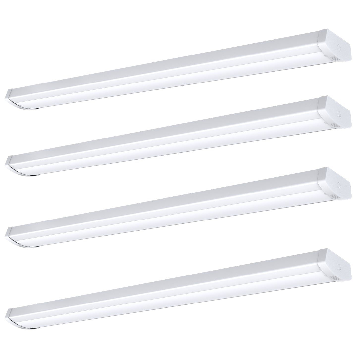 Demilare 4FT LED Wraparound Light,40/50/60W,6600lumens, 5000K,Selectable Wattage,AC 120V