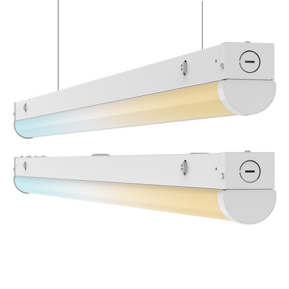 DEMIARE 4FT/8FT LED Linear Strip Light,5200/10400 Lumens, Selectable Wattage & CCT, AC 120-277V