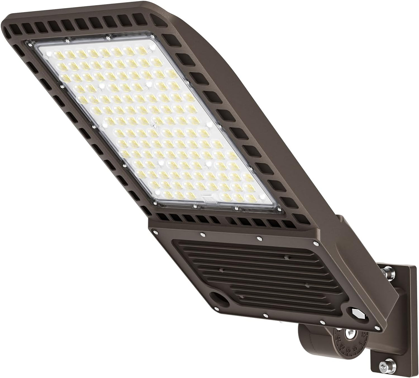 DEMILARE 400W LED Parking Lot Light ,Adjustable Arm Mount