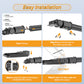 DEMIARE LED Parking Lot Lights - 18000/24000/36000/48000Lm,Photocell 110V/120V Slip Fitter Mount