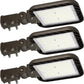 DEMILARE Parking Lot Lights, Slip Fitter Mount Pole Lights, Outdoor Light for Stadium, Barn, Road