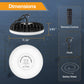 Smart Shop Lights - 18000/24000Lm 150/200W AC 120V