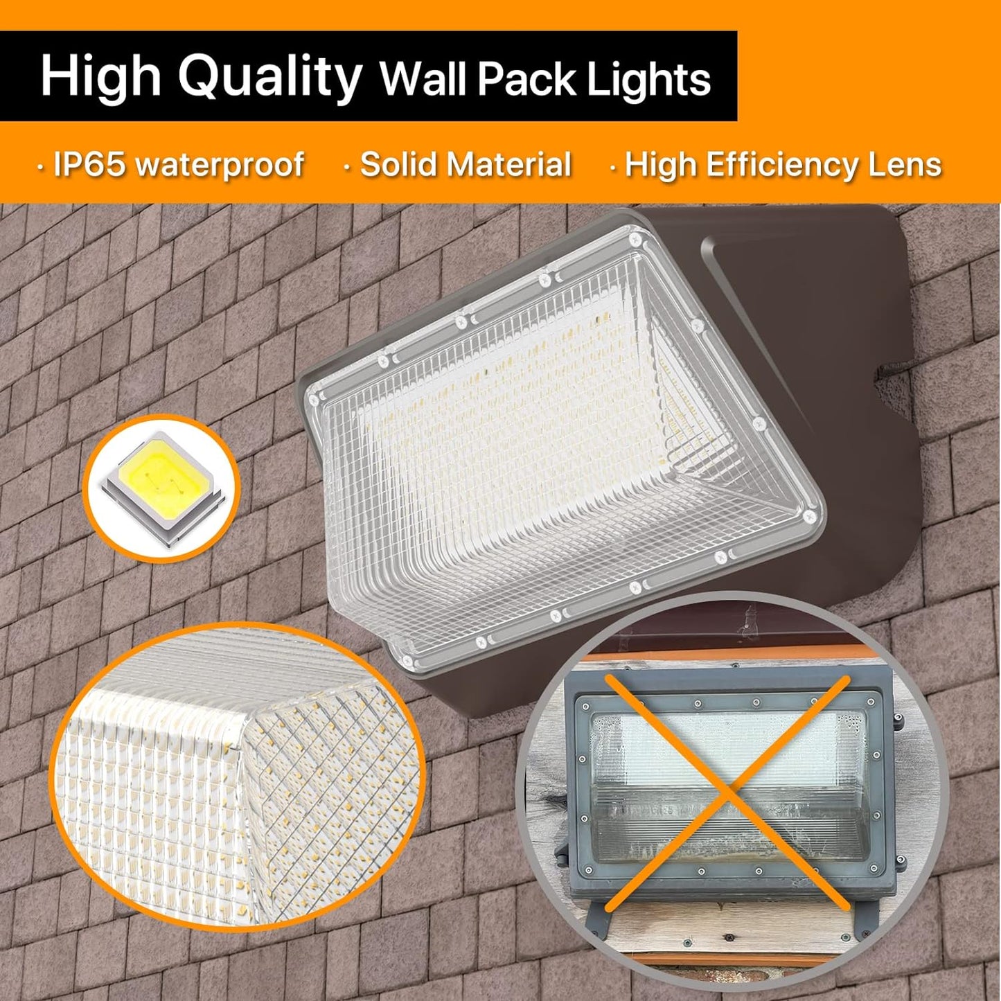 DEMILARE LED Wall Pack Light Dusk to Dawn IP65