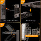 DEMIARE LED Parking Lot Lights-COBRA Series, 150LM/W, 5000K, 100-277V, Adjustable Arm Mount