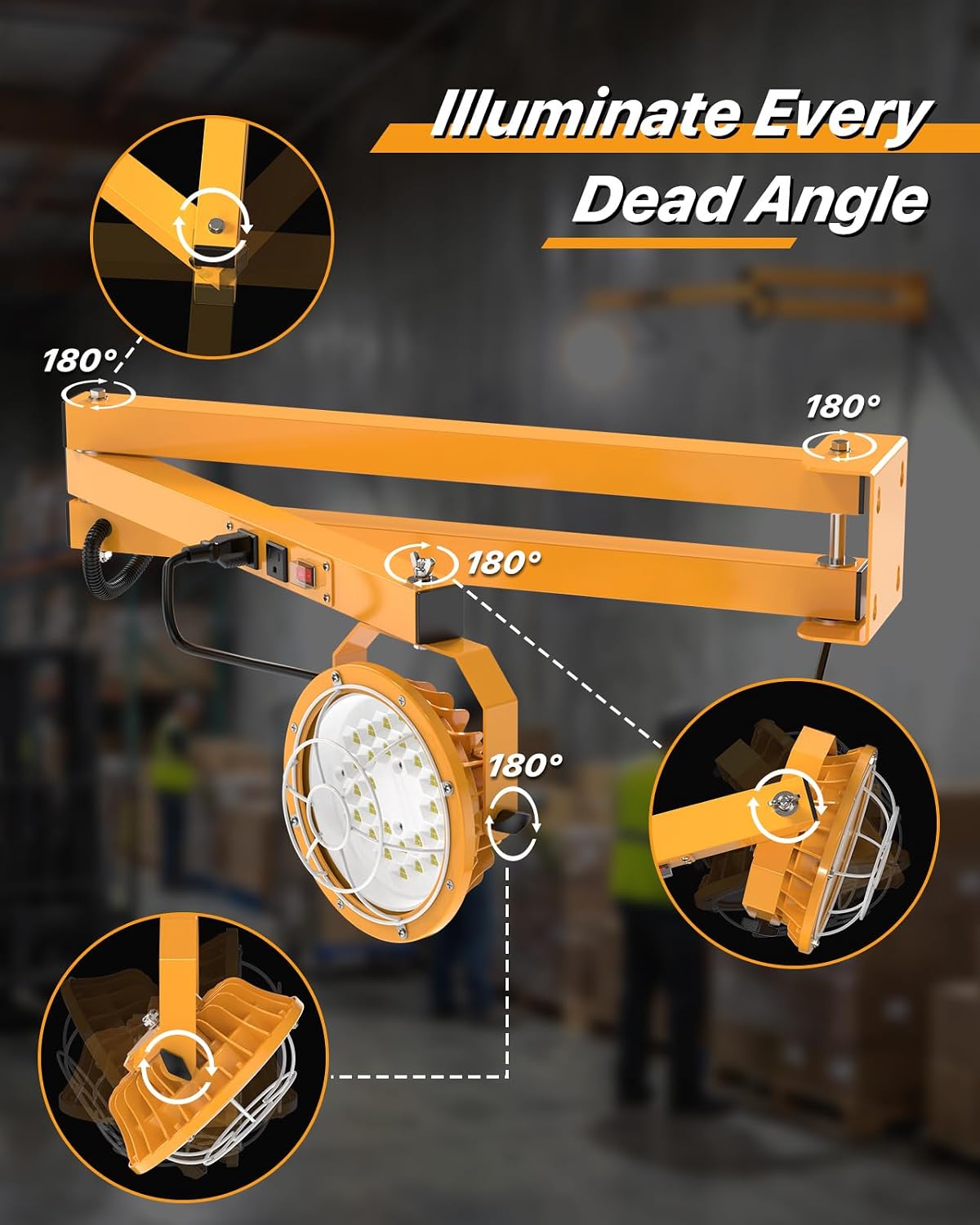 DEMIARE LED Loading Dock Lights-DKL01 Series, 6600Lumens, 5000K, 110-277V