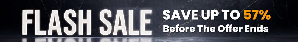 Demilare flash sale banner featuring special deals on LED lighting products