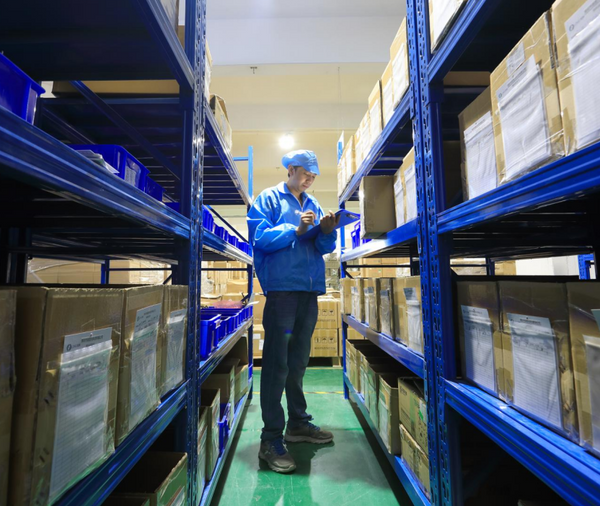 Demilare factory inspection area for LED lighting product quality control